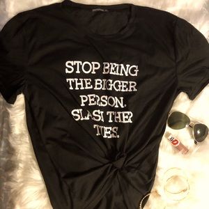 Black Graphic T-shirt